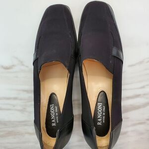 RANGONI WOMEN'S LEATHER SHOE SIZE 8AAAA MADE IN ITALY